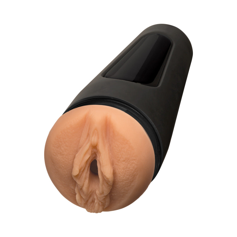 Doc Johnson Main Squeeze Belladonna Masturbator – Vanilla/Ivory/Beige