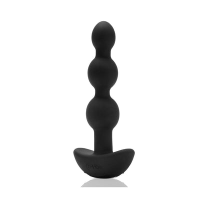 b-Vibe Triplet Rechargeable Remote-Controlled Vibrating Anal Beads – Black