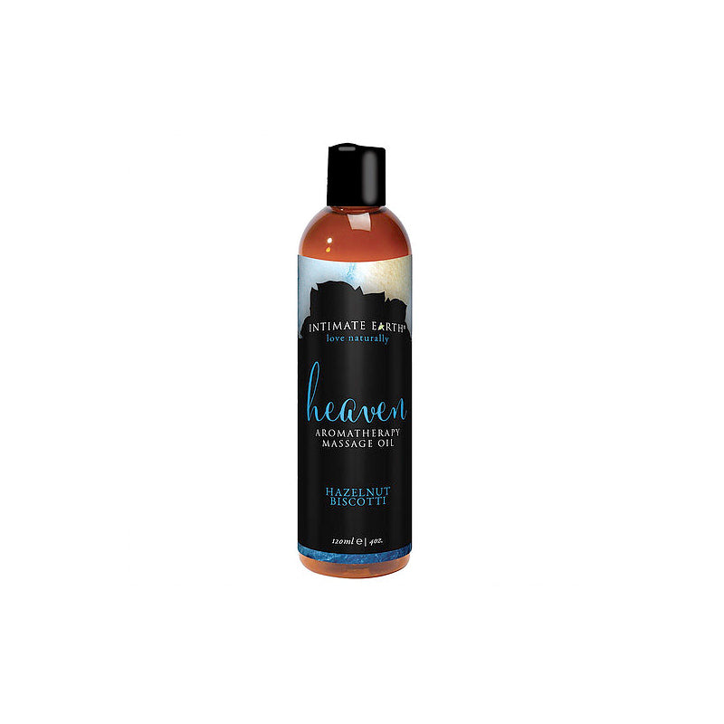Intimate Earth Heaven Hazelnut Biscotti Massage Oil – 4 oz