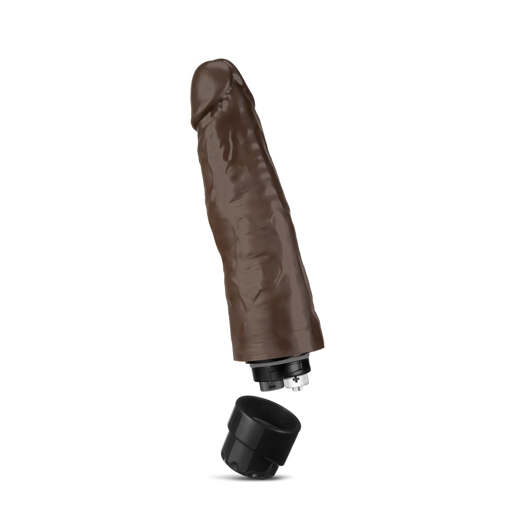 Dr. Skin Vibe 14 Realistic Vibrating Dildo – Brown