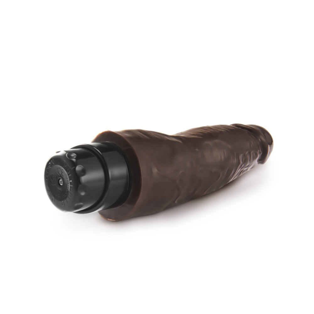 Dr. Skin Vibe 14 Realistic Vibrating Dildo – Brown