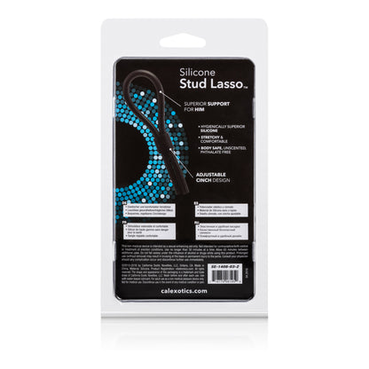 CalExotics Silicone Stud Lasso – Adjustable Erection Enhancer – Black