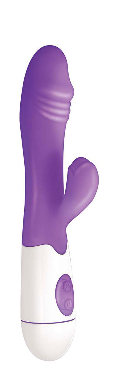 Nasstoys Lotus Silicone Personal Vibrator - Purple - Dual Motors with 30 Functions