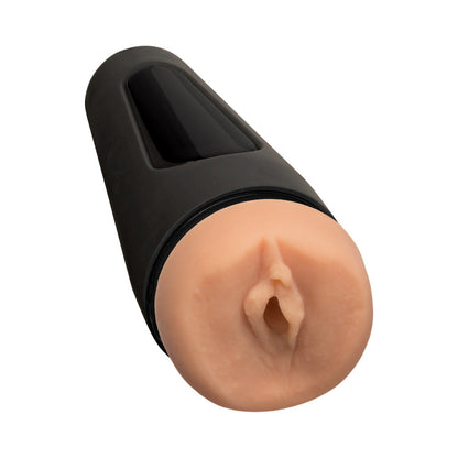Doc Johnson Main Squeeze The Virgin Vanilla Textured Masturbator – Vanilla/Ivory/Beige