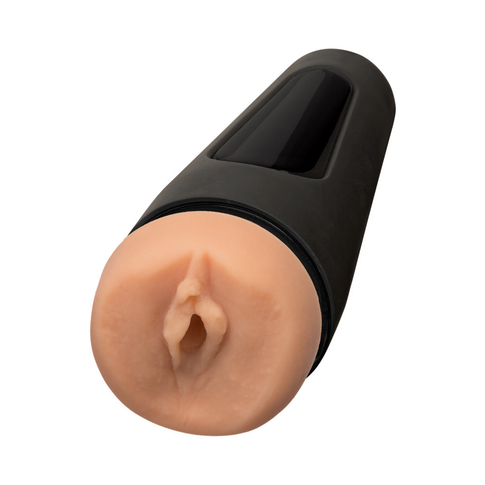 Doc Johnson Main Squeeze The Virgin Vanilla Textured Masturbator – Vanilla/Ivory/Beige