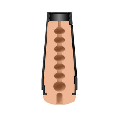 Doc Johnson Main Squeeze The Virgin Vanilla Textured Masturbator – Vanilla/Ivory/Beige