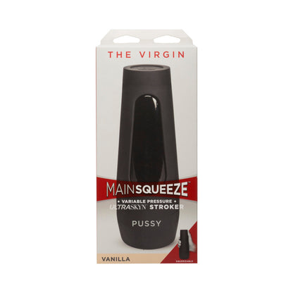 Doc Johnson Main Squeeze The Virgin Vanilla Textured Masturbator – Vanilla/Ivory/Beige