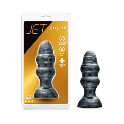 Jet Stealth 6.5 in. Anal Plug – Carbon Metallic Black