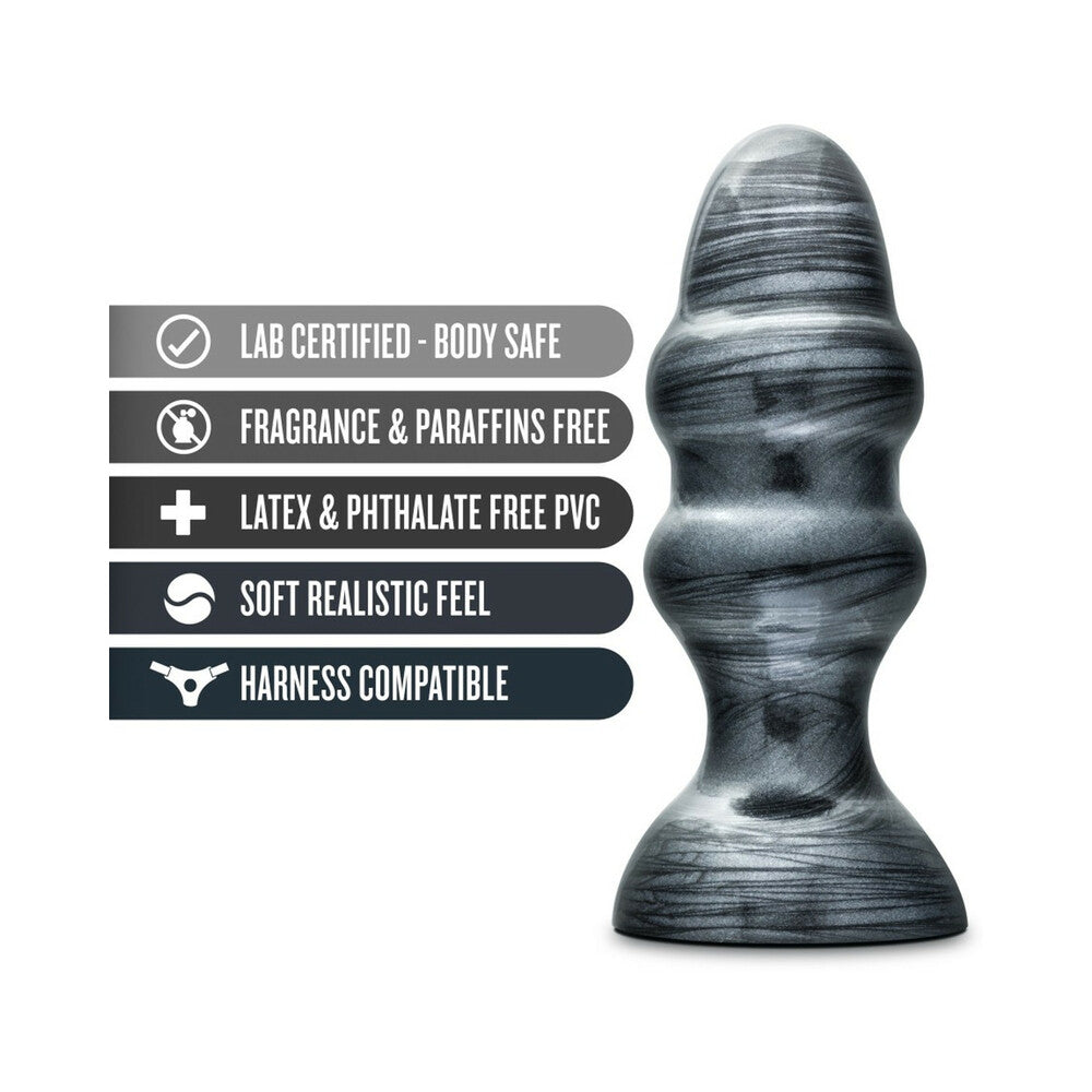 Jet Stealth 6.5 in. Anal Plug – Carbon Metallic Black