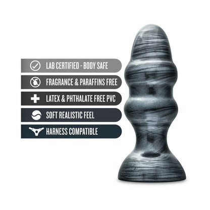 Jet Stealth 6.5 in. Anal Plug – Carbon Metallic Black