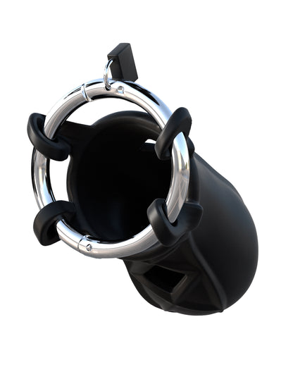 Fantasy C-Ringz Extreme Silicone Cock Blocker – Black Chastity Device