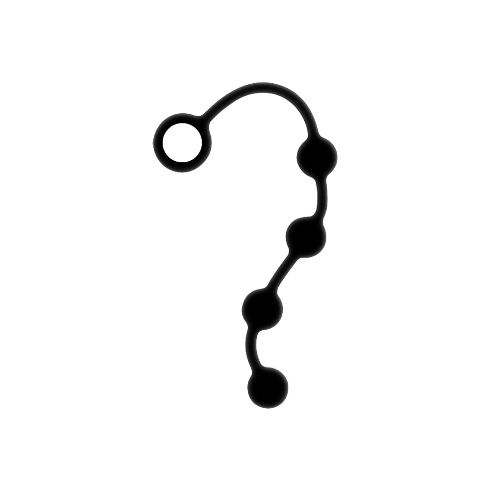 Nexus EXCITE Small Silicone Anal Beads – Black