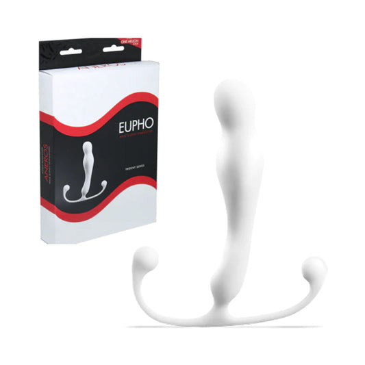 Aneros Eupho Prostate Stimulator – White – Slim Body with Precise Control