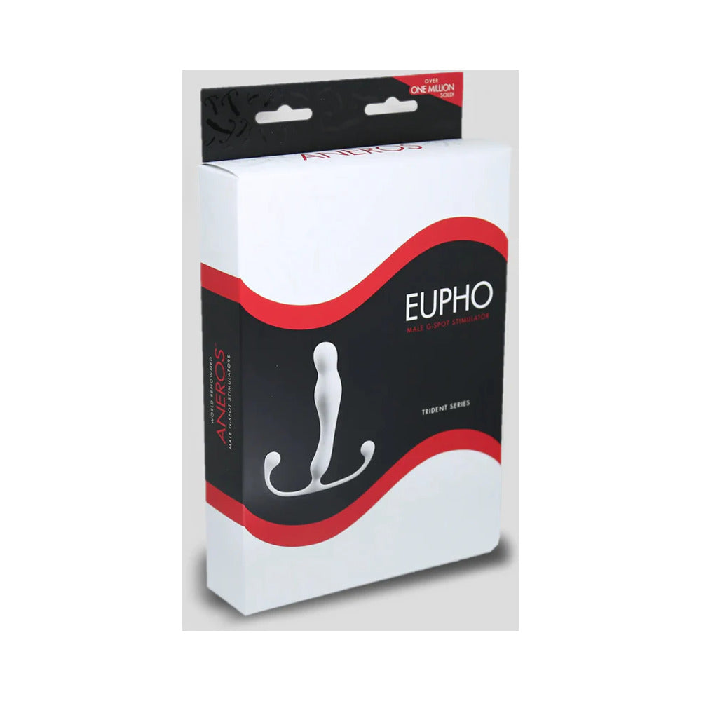 Aneros Eupho Prostate Stimulator – White – Slim Body with Precise Control