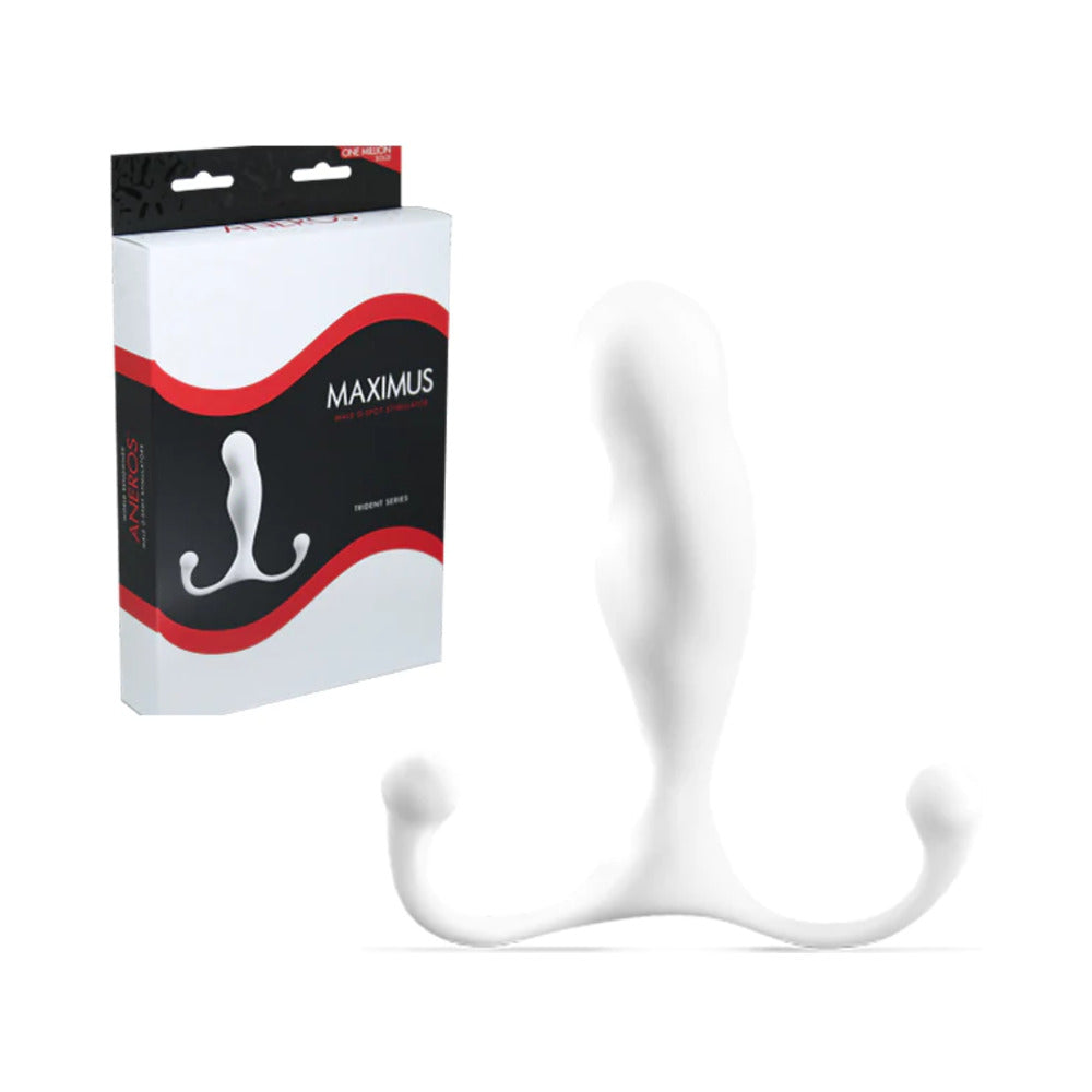 Aneros Trident Series Maximus Prostate Stimulator – White