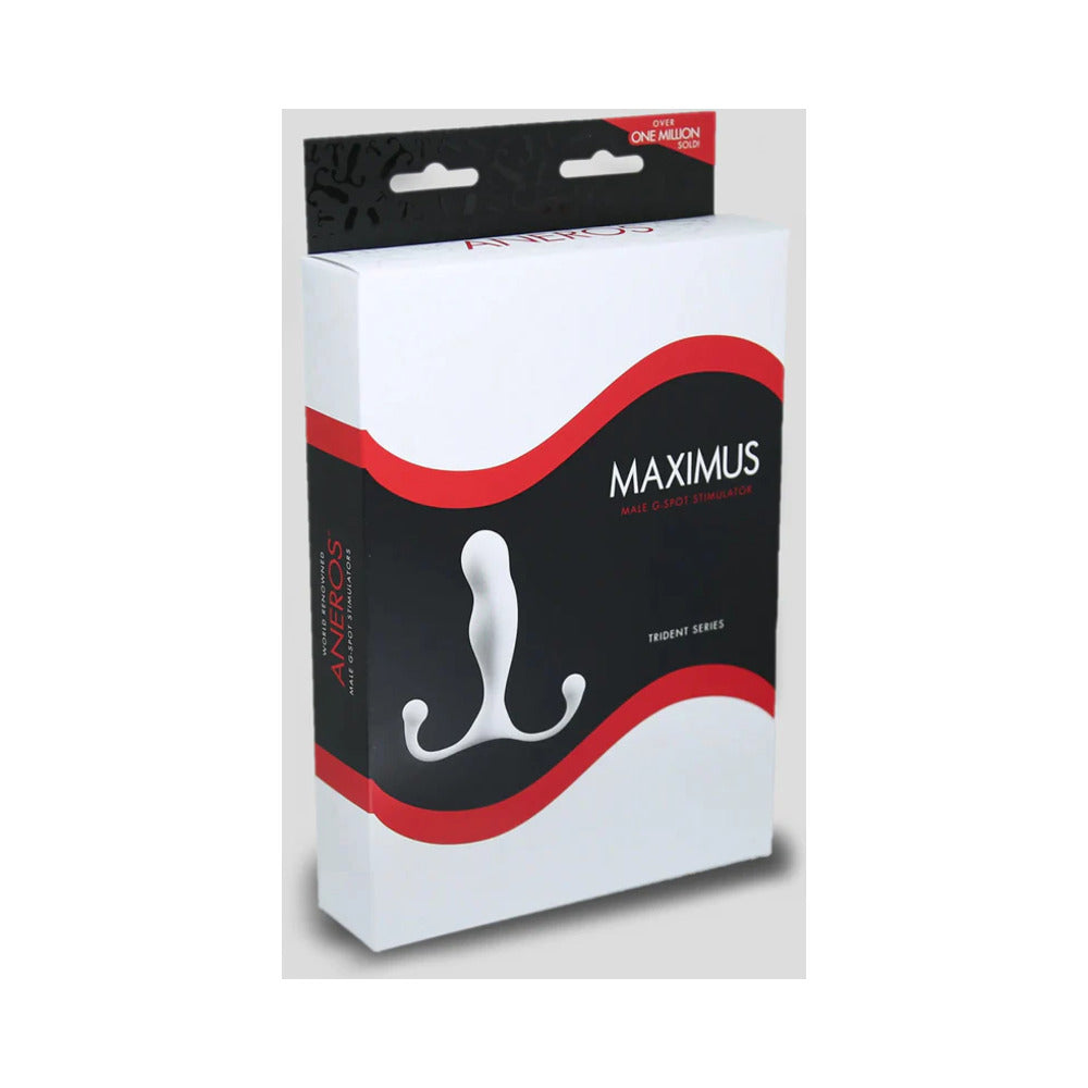 Aneros Trident Series Maximus Prostate Stimulator – White