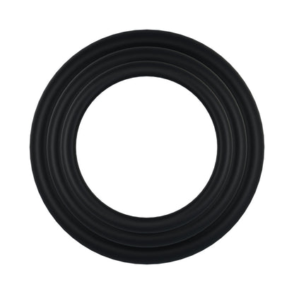 Rock Solid Tri-Pack Rubber Gasket Set – Black – 1.25in, 1.5in, 2in