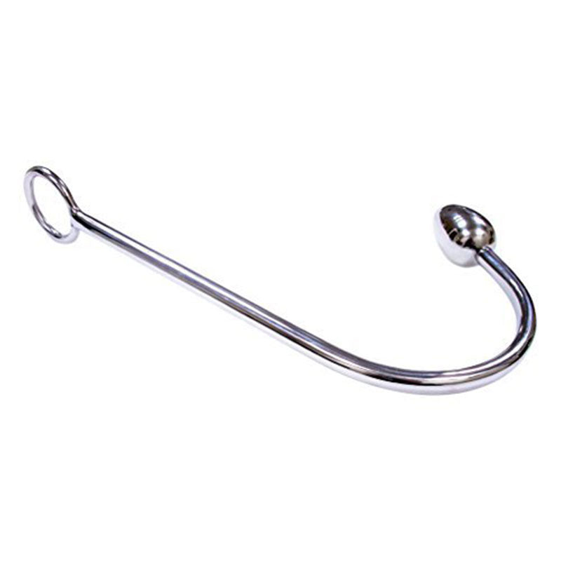 Rouge Stainless Steel Anal Hook – Interchangeable Balls – Silver