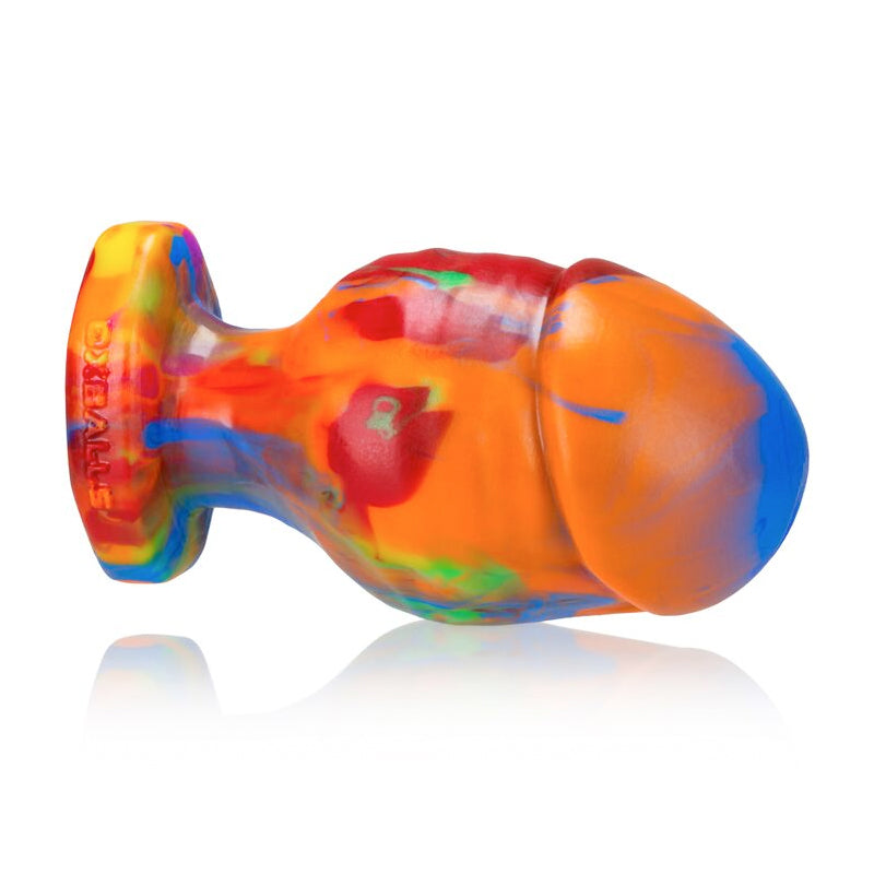 OxBalls Honcho-3 Large Buttplug - Rainbow