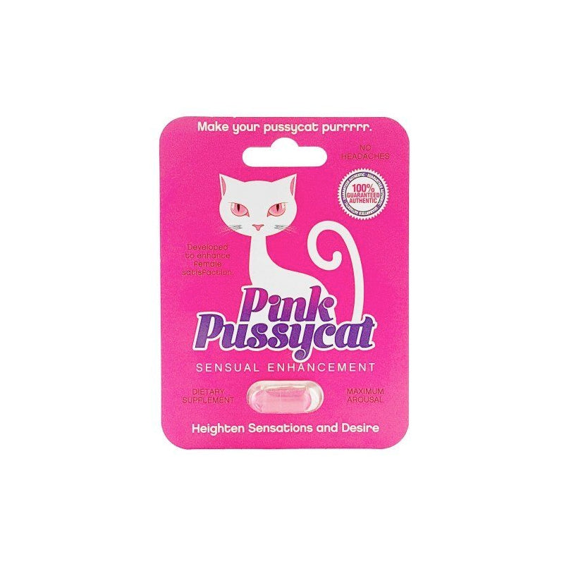 Pink Pussycat Female Sensual Enhancer Capsule – Hot Pink