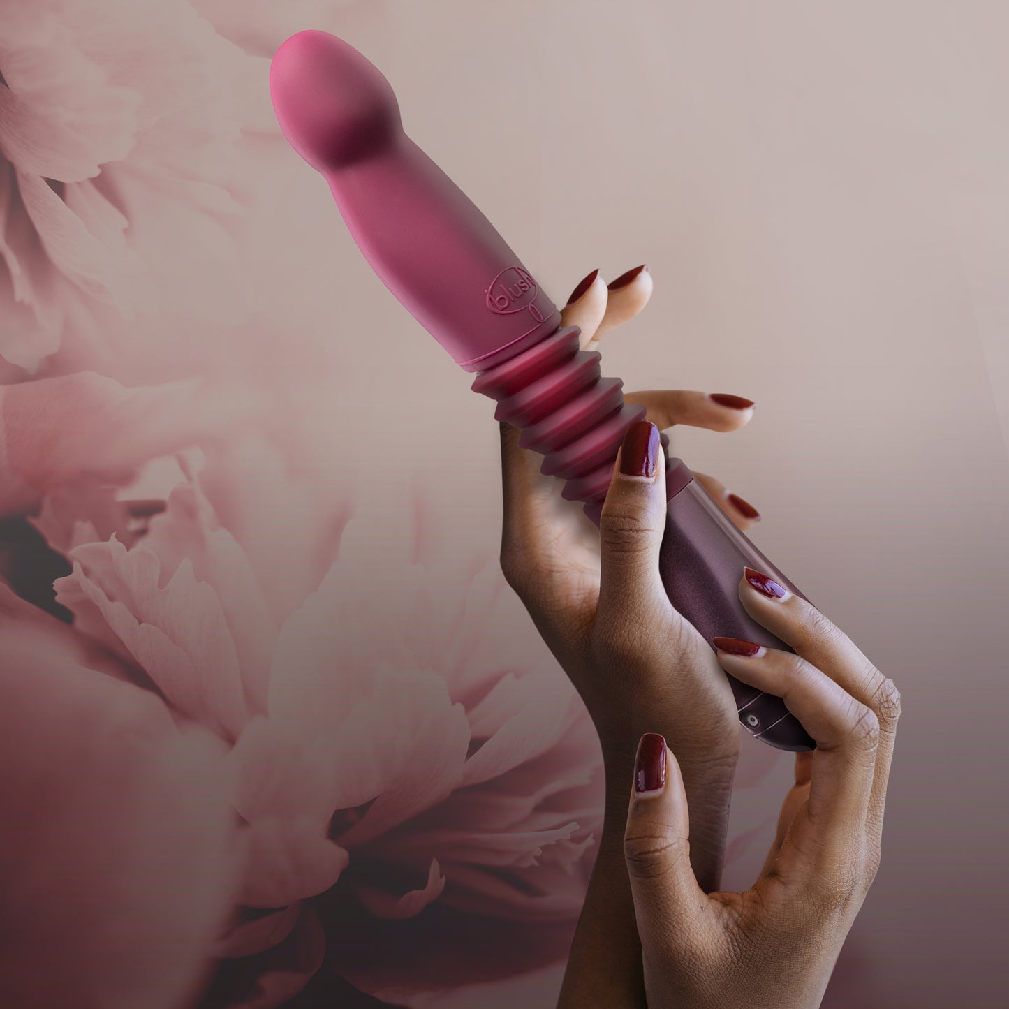 Temptasia Trixie Thrusting Dildo - Wine - G-Spot Stimulation