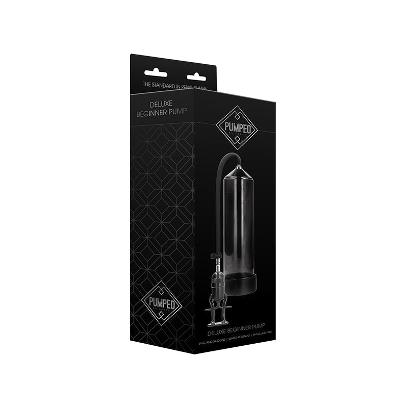 Pumped Deluxe Beginner Penis Pump – Black – Effective Vacuum Seal
