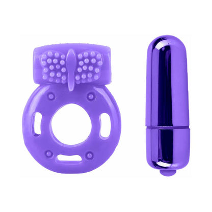 Pipedream Neon 3-Piece Silicone Couples Kit - Purple