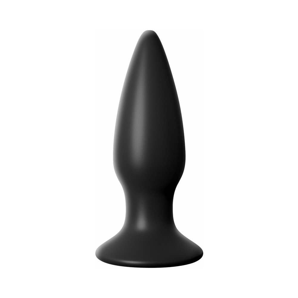Pipedream Anal Fantasy Elite Small Rechargeable Vibrating Silicone Anal Plug - Black