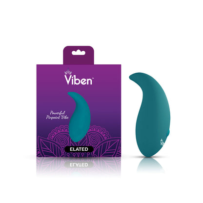 Elated Pinpoint Stimulator - Handheld Vibrator with 10 Functions - Blue