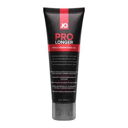 JO Prolonger Penile Desensitizing Gel 2 oz – Clear – Natural Desensitizers