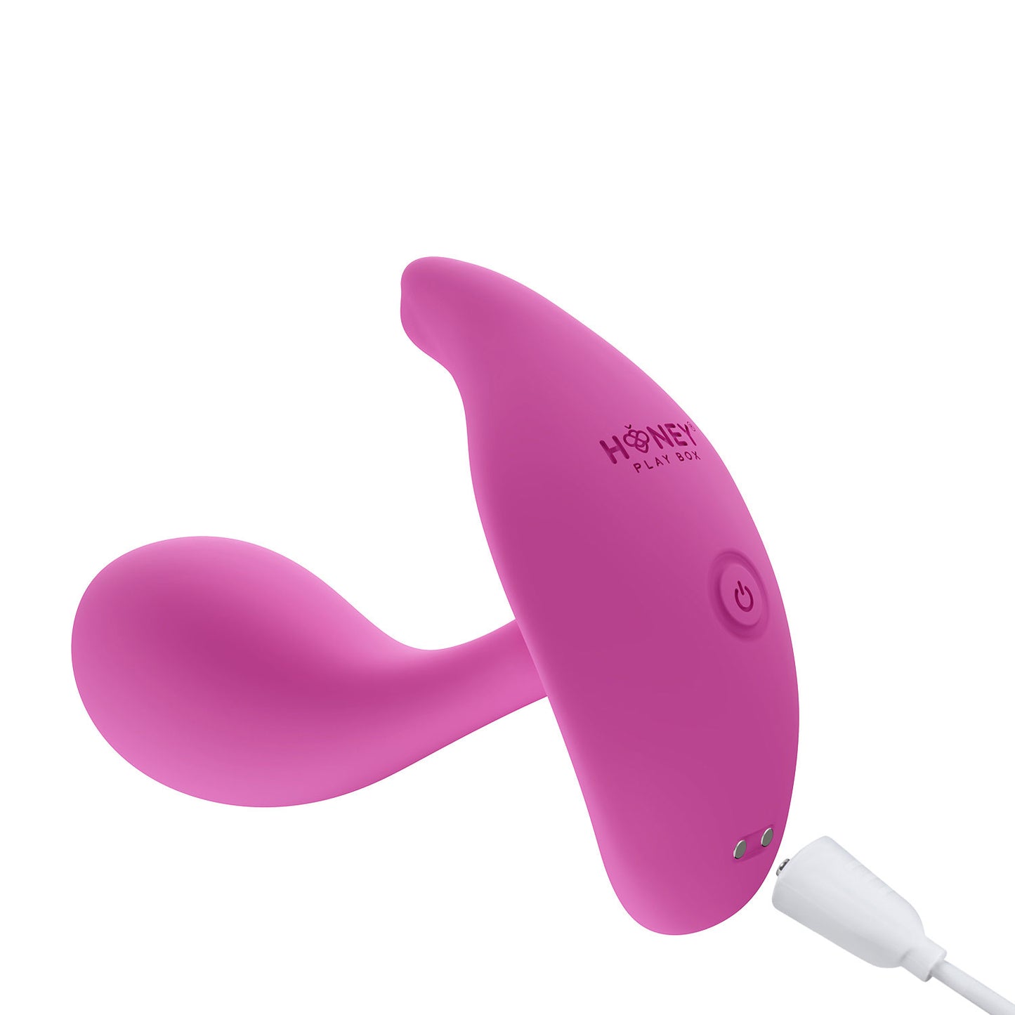 Honey Play Box Oly 2 App-Enabled Wearable Vibrator - Pink - G-Spot and Clitoral Stimulation