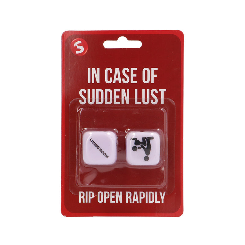 Shots S-Line In Case of Sudden Lust Sex Dice – White