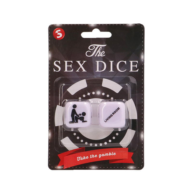 Shots S-Line Take the Gamble Sex Dice – White