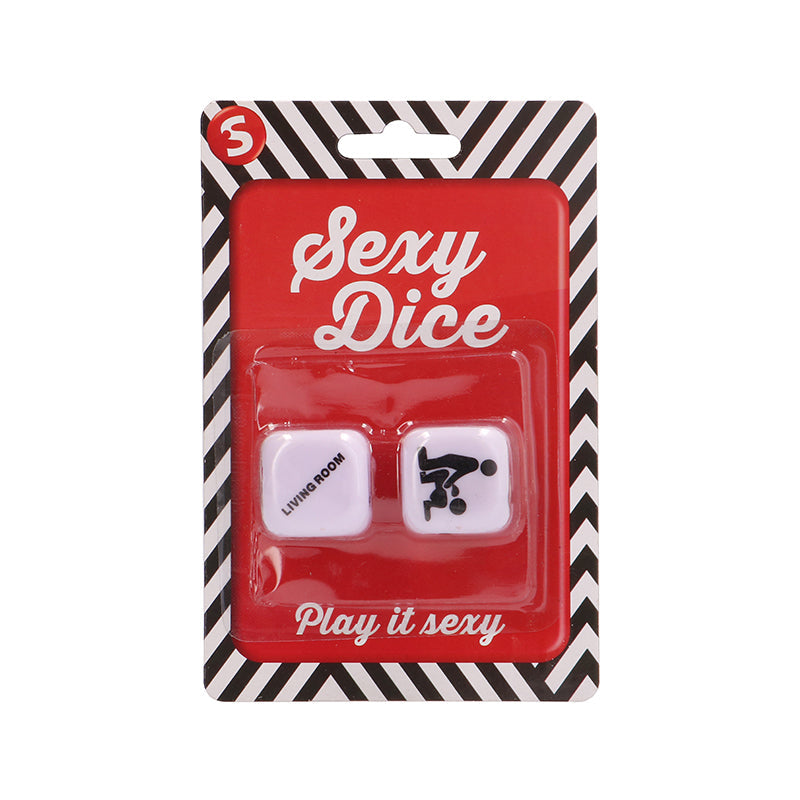 Shots S-Line Sexy Dice – Adult Game – White