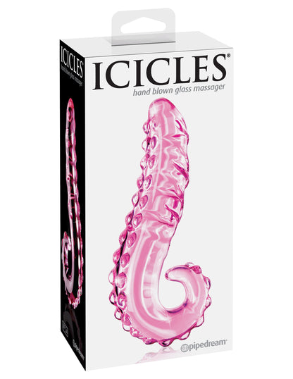 Pipedream Icicles No. 24 Glass Massager – Pink
