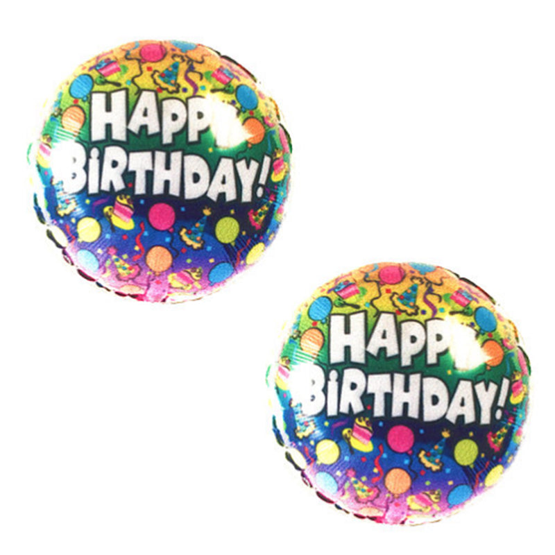 Neva Nude Happy Birthday Balloon Nipple Covers – Multi-Color