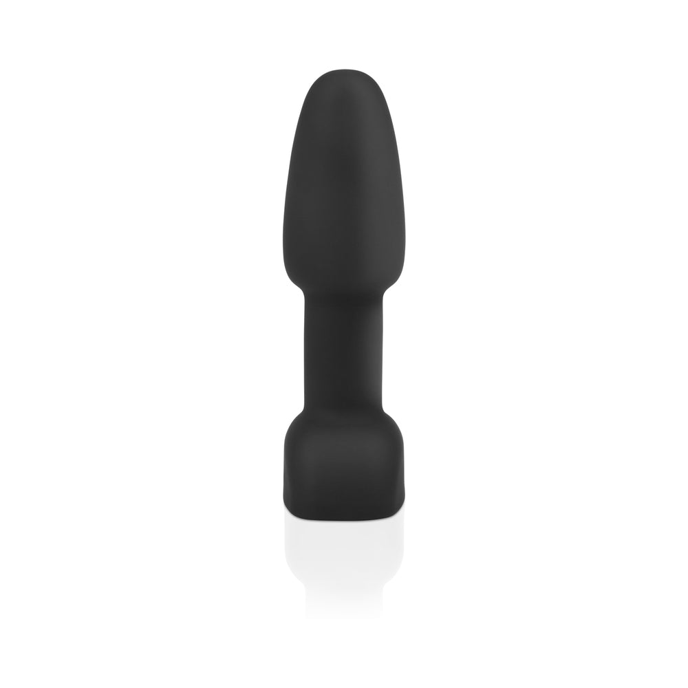 b-Vibe Rimming Petite Rotating and Vibrating Remote Control Butt Plug - Black