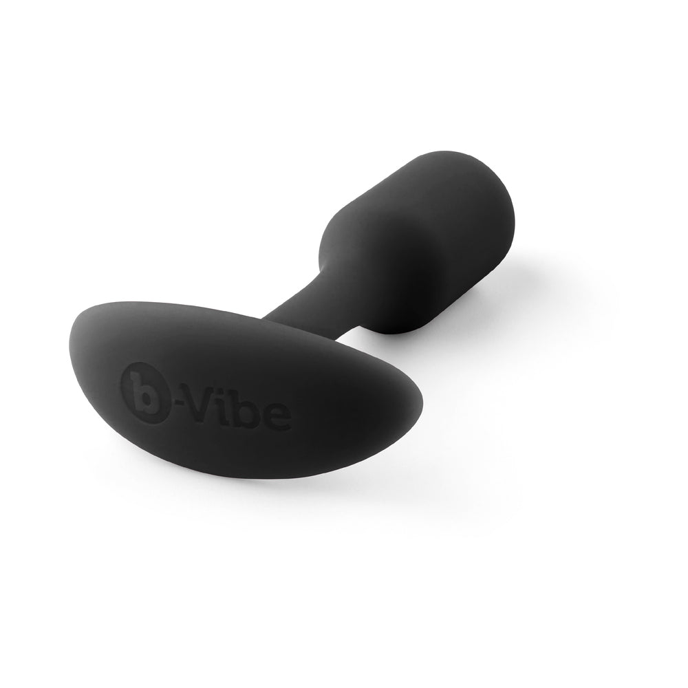 b-Vibe Snug Plug 1 Weighted Silicone Anal Plug – Black