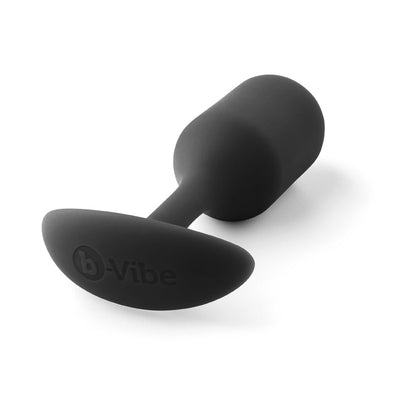 b-Vibe Snug Plug 2 Weighted Silicone Anal Plug – Black