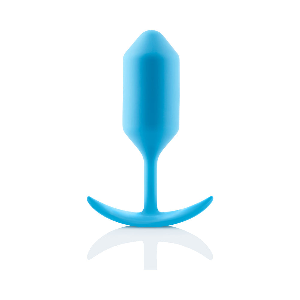 b-Vibe Snug Plug 3 Weighted Silicone Anal Plug – Teal