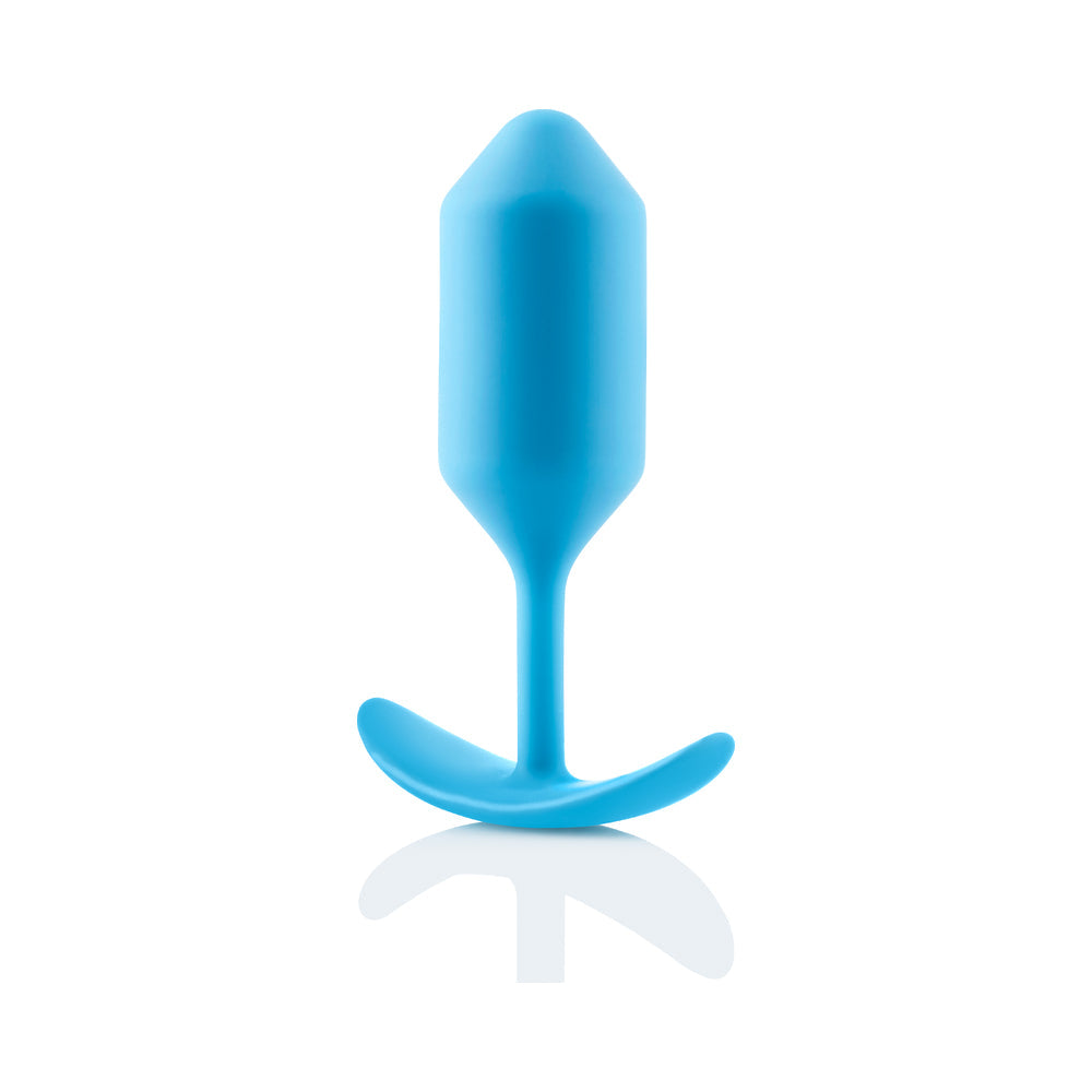 b-Vibe Snug Plug 3 Weighted Silicone Anal Plug – Teal