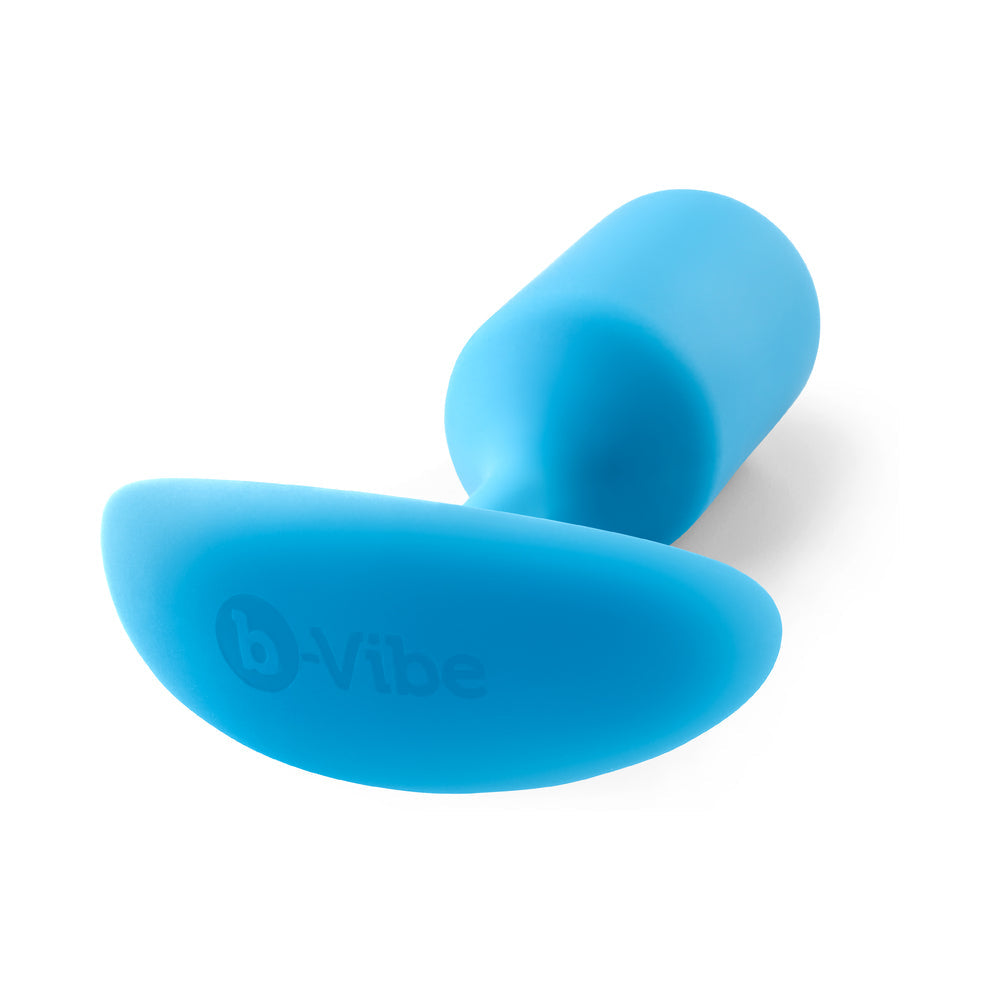 b-Vibe Snug Plug 3 Weighted Silicone Anal Plug – Teal