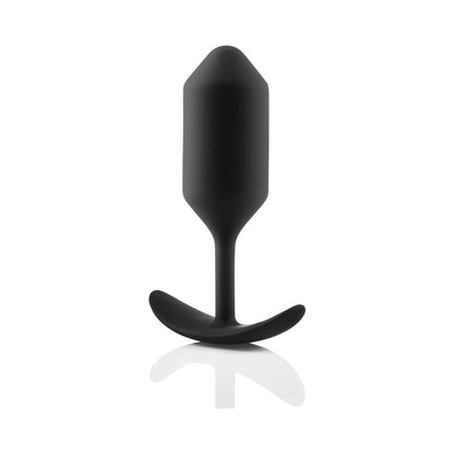 b-Vibe Snug Plug 3 Weighted Silicone Anal Plug – Black