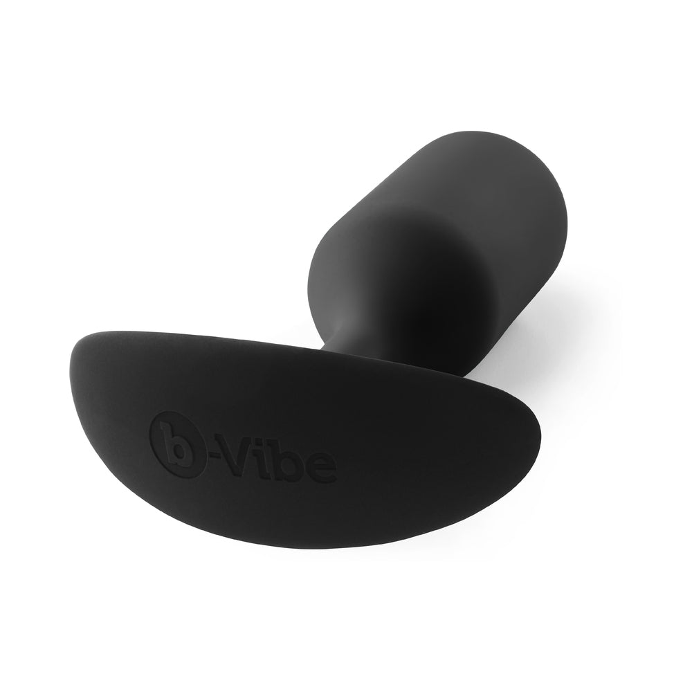 b-Vibe Snug Plug 3 Weighted Silicone Anal Plug – Black