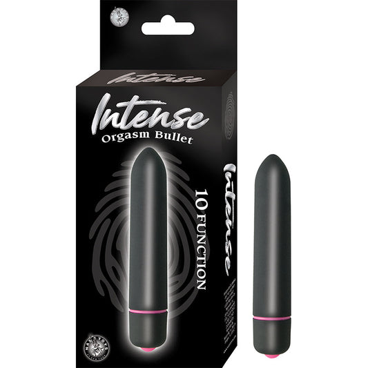 Nasstoys Intense Orgasm Bullet 10 Function Waterproof Vibrator – Black