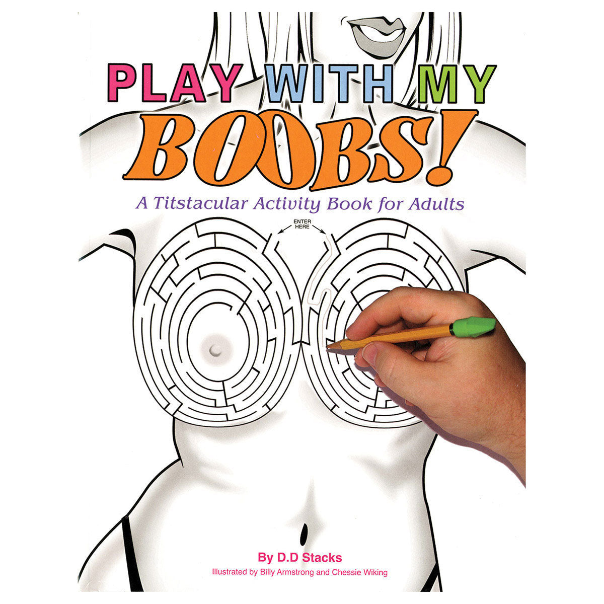 Play with My Boobs! Activity Book by D.D. Stacks – Adult Games