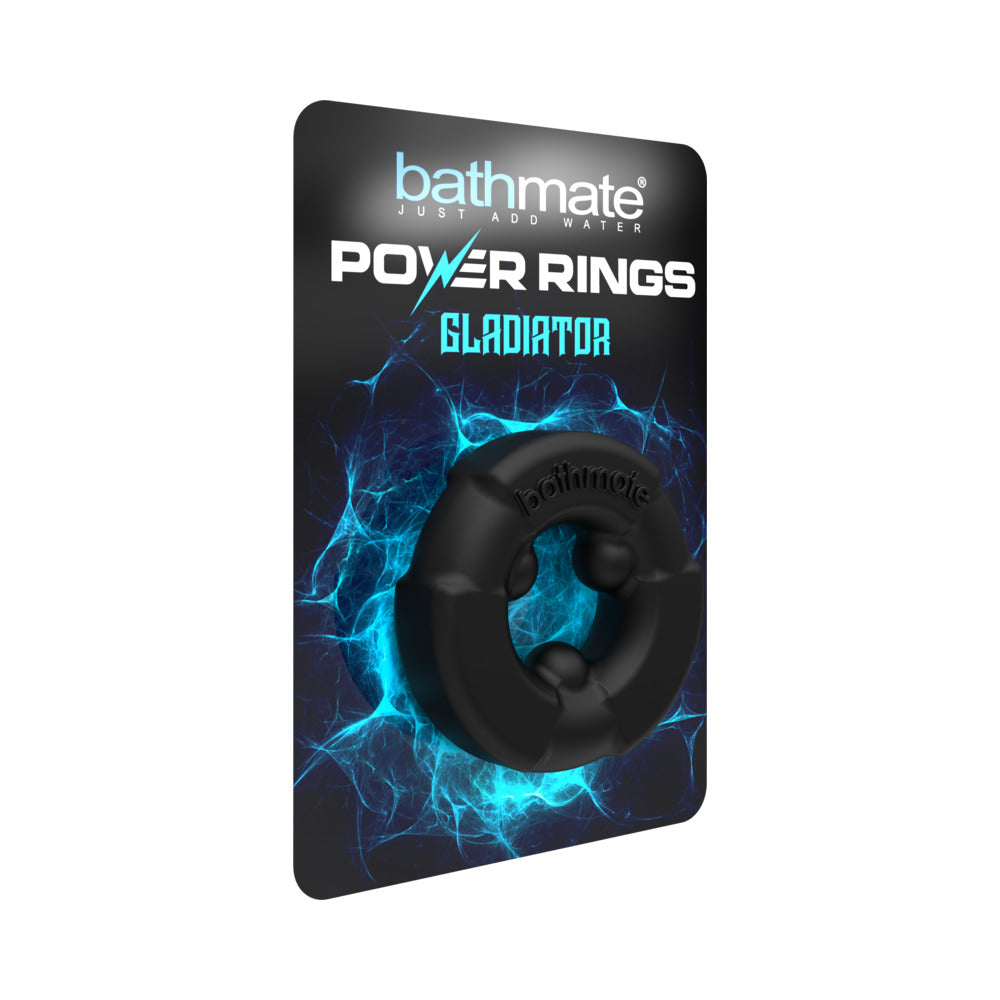 Bathmate Gladiator Power Ring – Black – TPE/TPR/Elastomers