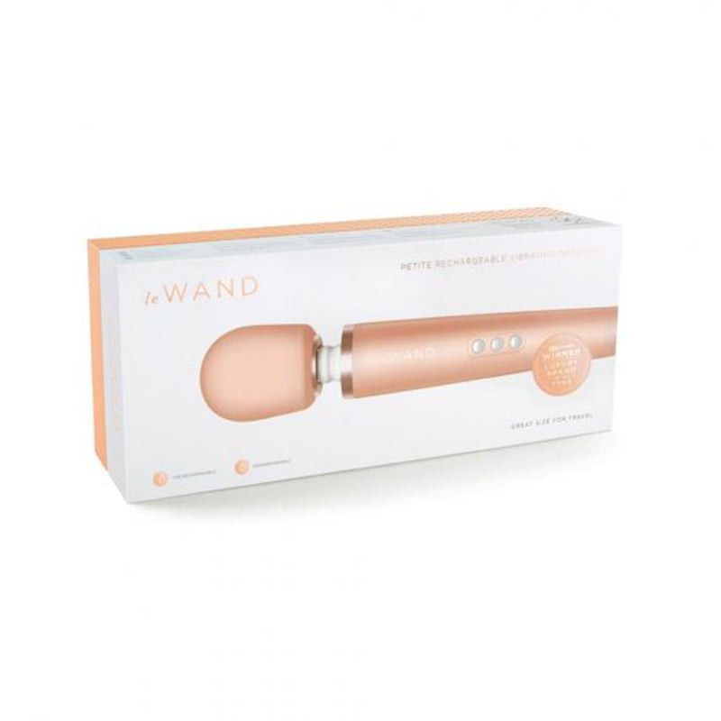 Le Wand Petite Rechargeable Vibrating Massager – Rose Gold