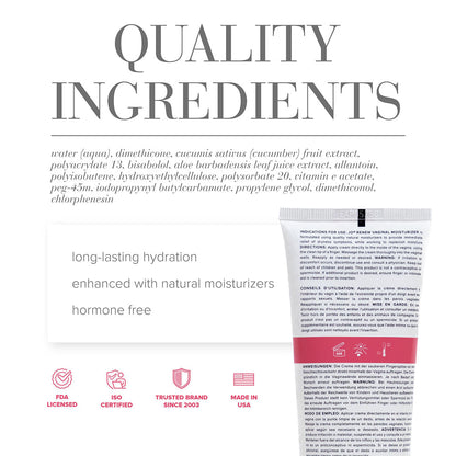 JO Renew Vaginal Moisturizer 4 oz – Hormone-Free Hydrating Cream