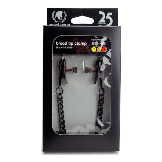 Spartacus Classic Adjustable Nipple Clamps – Black